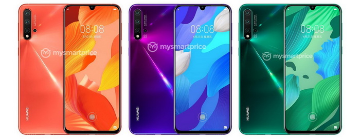 Huawei , Huawei Nova 5 , Huawei Nova 5 Pro , Huawei Nova 5i , smartphone design , press renders