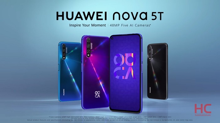 Huawei Nova 5T Cameras Presented The Middle Peasant With Good Cameras