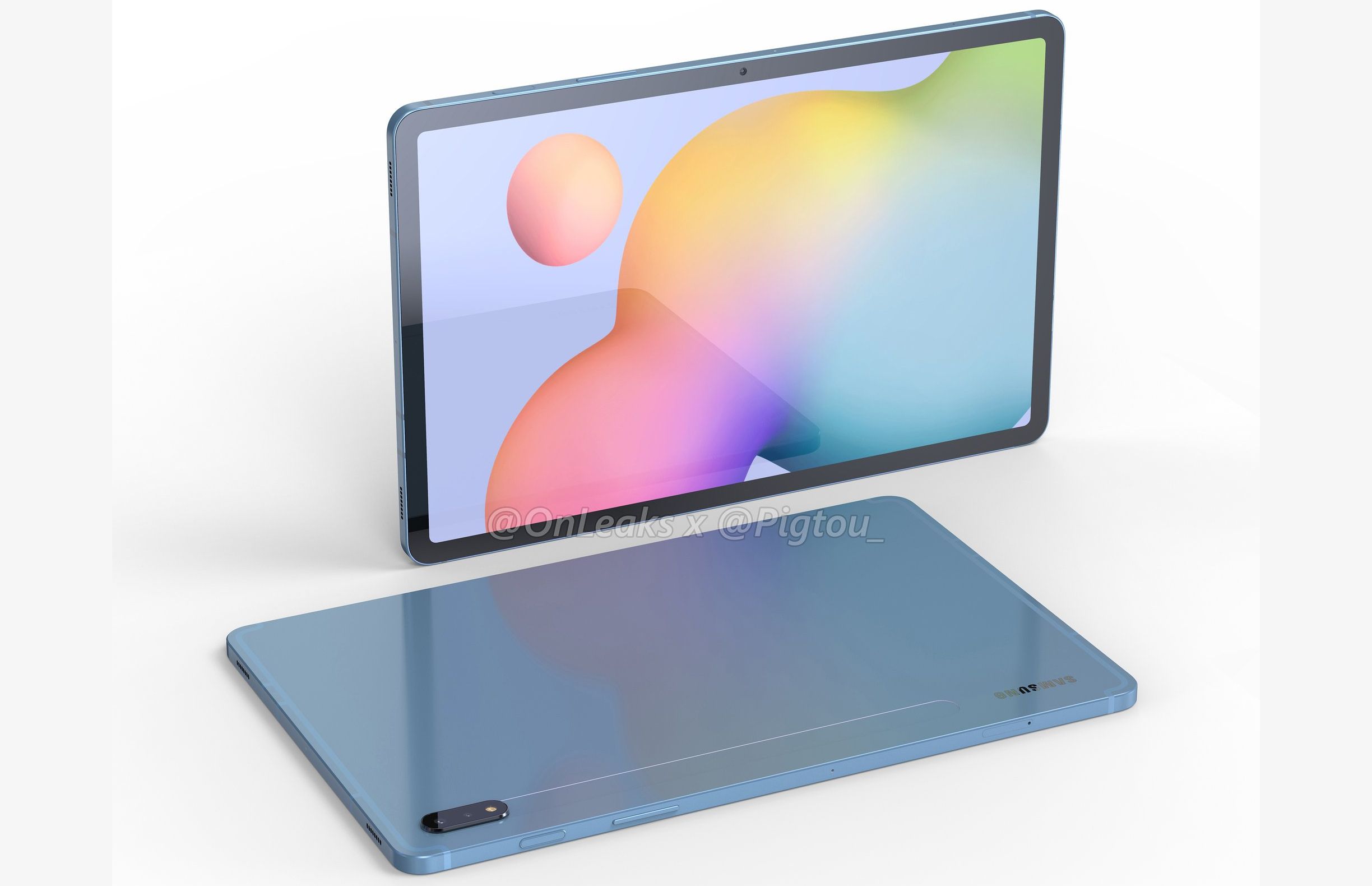 Samsung Galaxy Tab S7 CAD renders reveal slim bezels and twin cameras