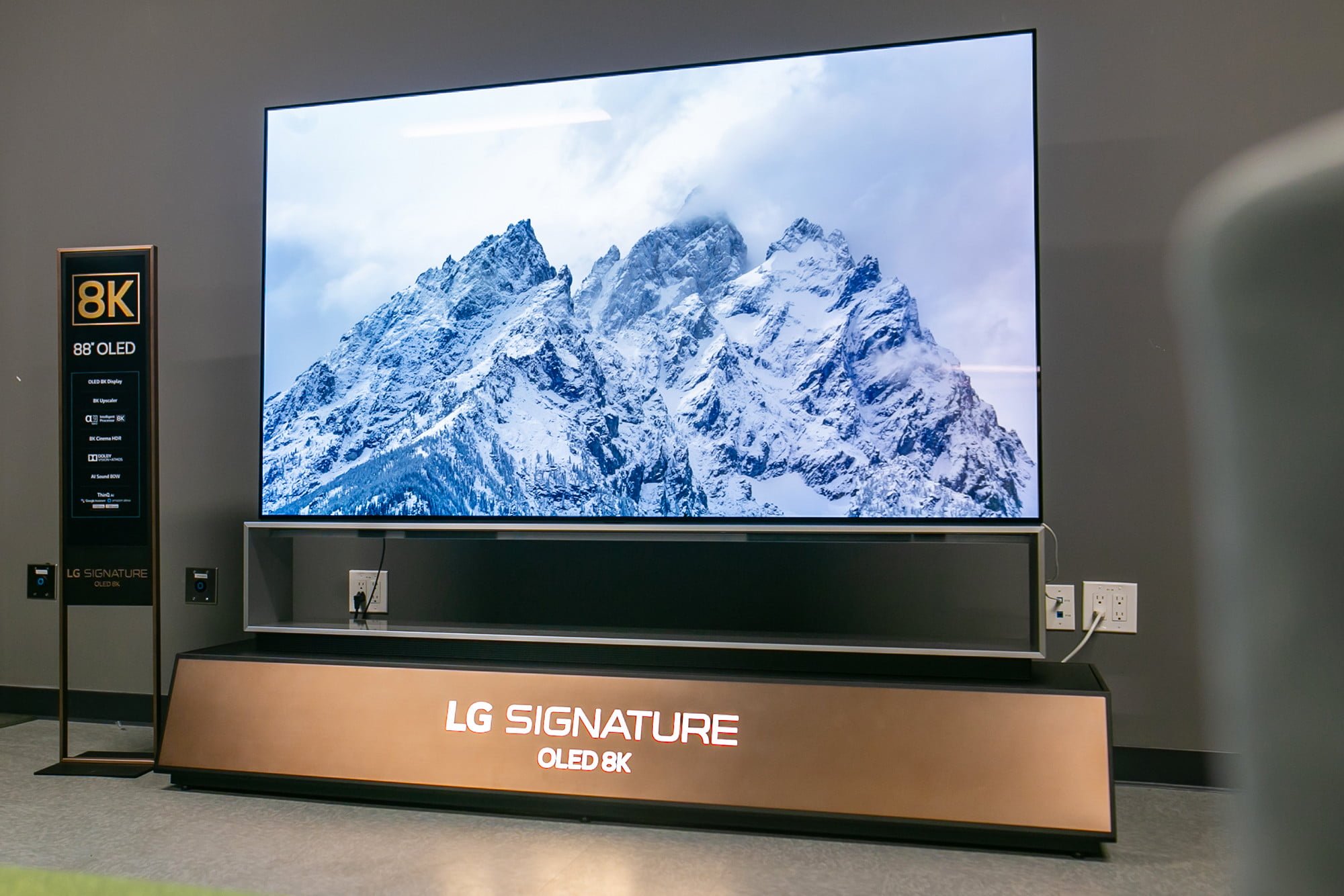 LG has released worlds largest OLED  TV  features an 88 