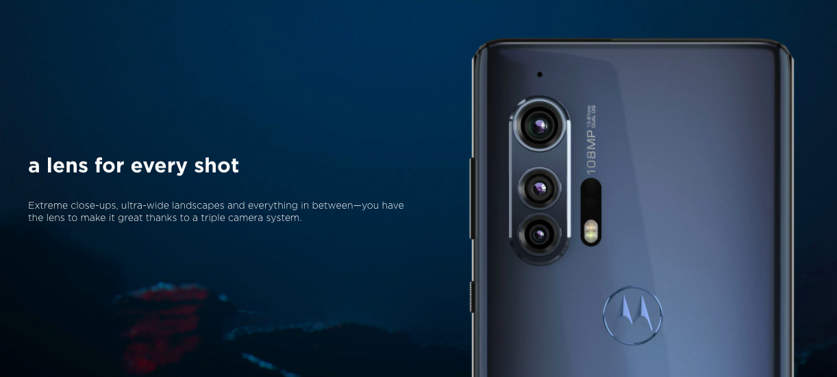 Motorola Edge Plus cameras