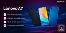 Lenovo A7 with Unisoc CPU, 13MP dual cameras and 4,000mAh battery launched