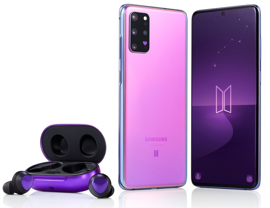 BTS Editions of the Galaxy S20+ and Galaxy Buds+ officially unveiled
