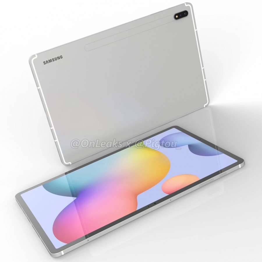 Samsung Galaxy Tab S7+ CAD renders 1