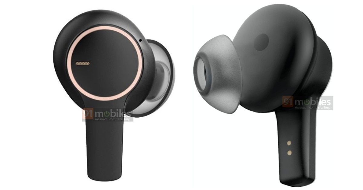 OPPO TWS earphones with a short stem, in-ear design patented in China