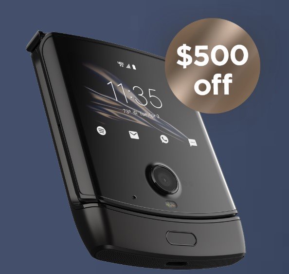 The Motorola RAZR is $999 for a limited time