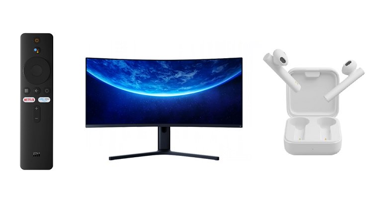 Mi TV Stick, Mi Curved Gaming Monitor 34”, and Mi True Wireless Earphones 2 Basic announced