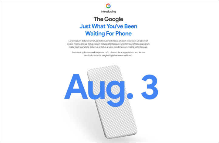 Google’s official teasers confirm August 3 launch for the Pixel 4a