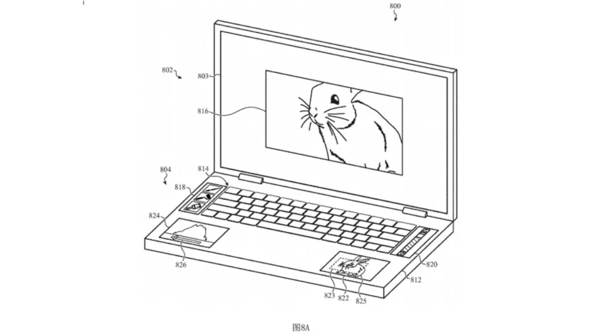 Apple patent reveals a Unique MacBook Pro with 5 displays