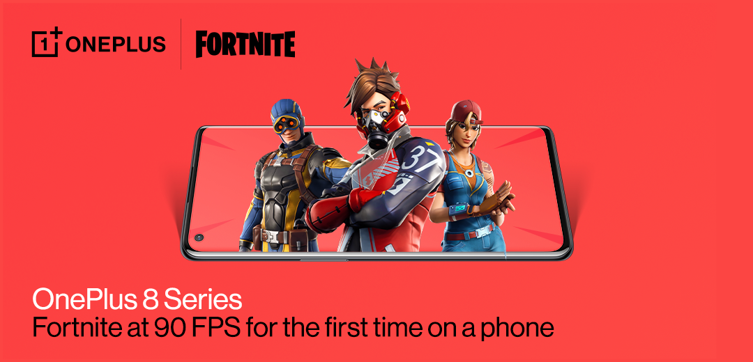 OnePlus 8 is the first smartphone to run Fortnite at 90fps