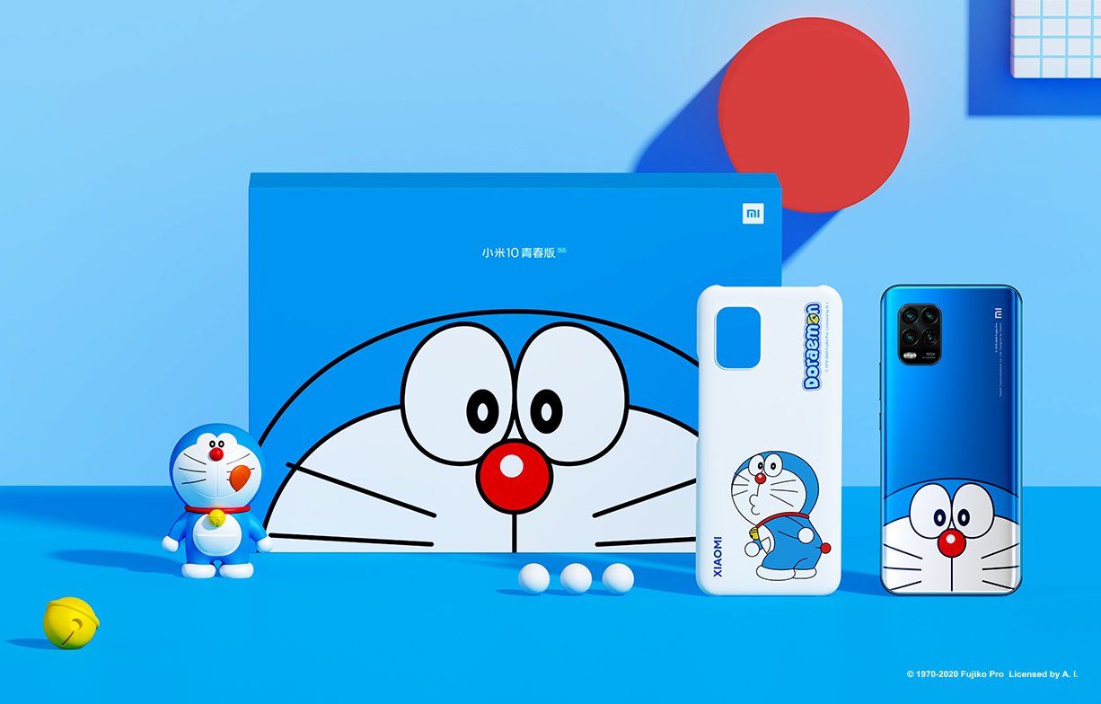 Xiaomi Mi 10 Youth Doraemon Limited Edition launches for 2,799 yuan ($407)