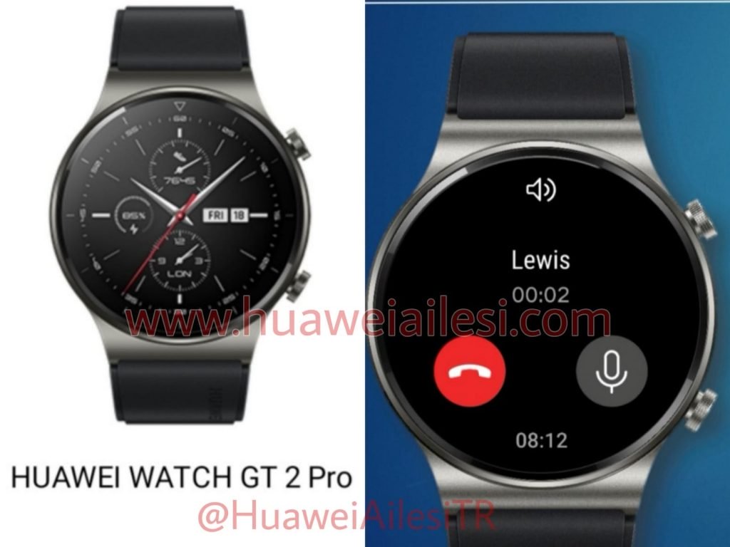 Huawei Watch GT 2 Pro leak reveals its design and features
