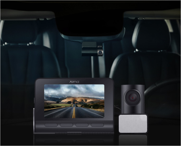 70Mai A800 Dual-vision 4K Dash Cam launched on Indiegogo