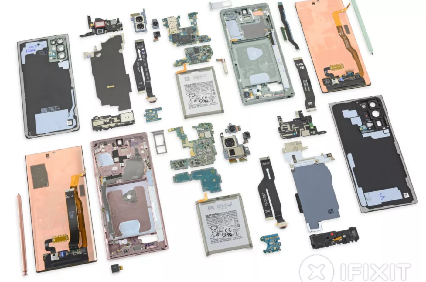 Samsung Galaxy Note 20 Ultra teardown from iFixit reveals why it runs hot