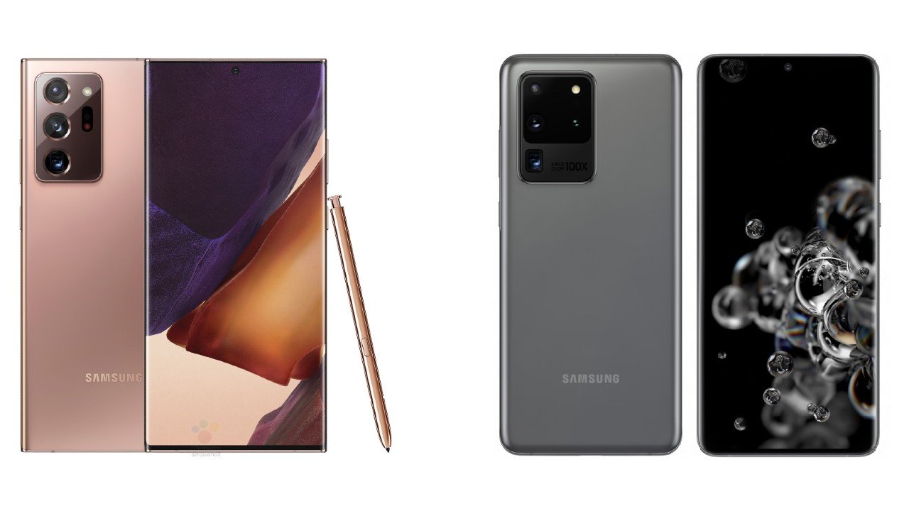Samsung Galaxy Note 20 Ultra vs Galaxy S20 Ultra: Specs Comparison