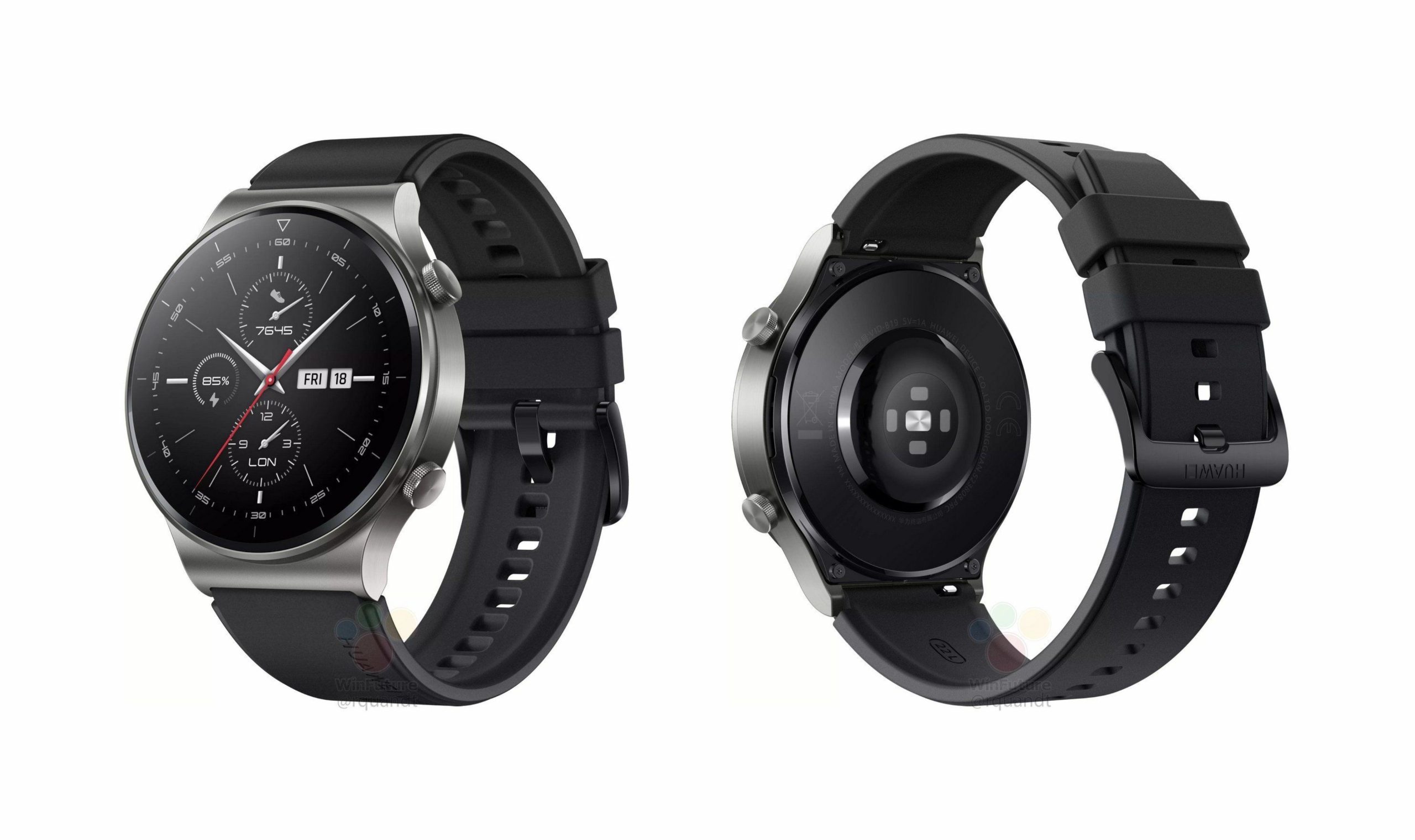 HUAWEI Watch GT 2 Pro leaks in full glory ahead of official launch