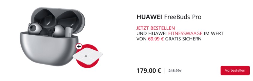Huawei FreeBuds Pro pre-order