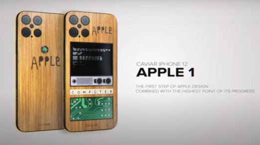 Caviar’s customized iPhone 12 Pro will pay homage to the Apple I