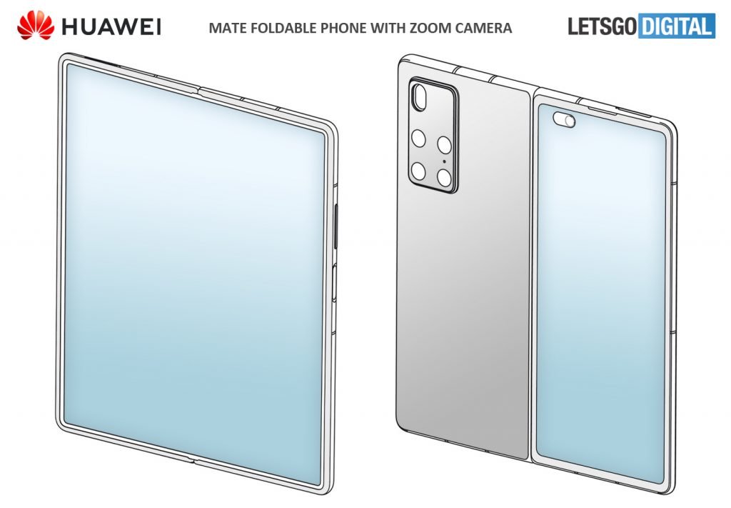 Huawei Mate X2’s design maybe similar to the Galaxy Z Fold 2: Patent