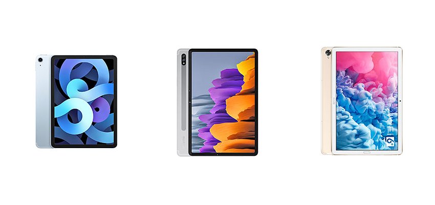 iPad Air 4 vs Samsung Galaxy Tab S7 vs Huawei MatePad 10.8: Specs Comparison