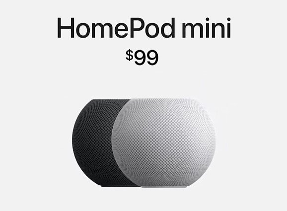 Apple unveils HomePod Mini smart speaker for just $99