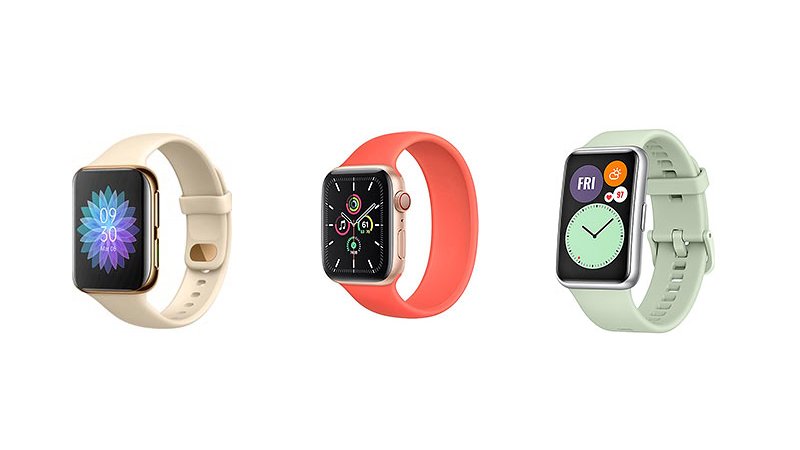 OPPO Watch vs Apple Watch SE vs Huawei Watch Fit: Specs Comparison