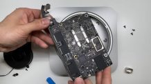 Apple Mac Mini teardown offers a look at the new M1 Chip on the smaller logic board