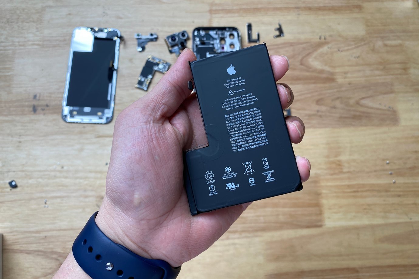 Apple iPhone 12 Pro Max has a 3,687mAh battery