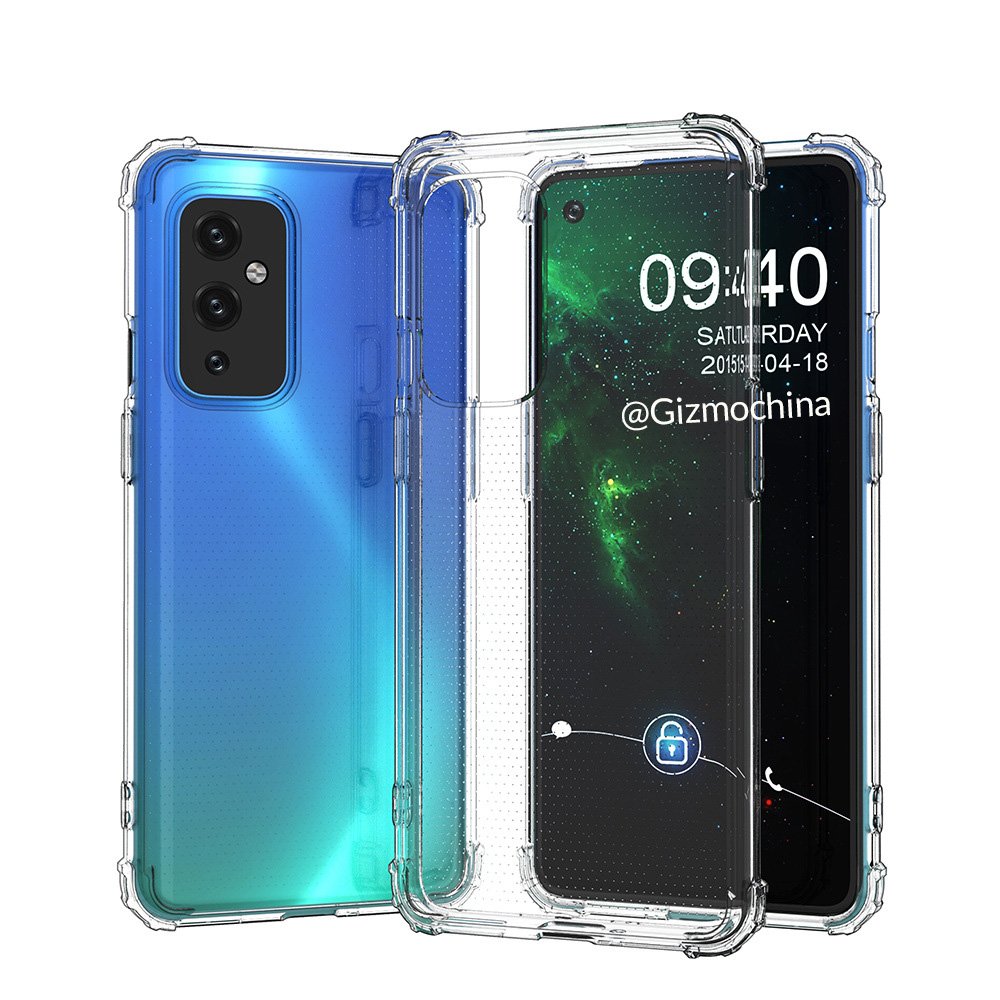Case renders give us another look at the OnePlus 9 and its flat display