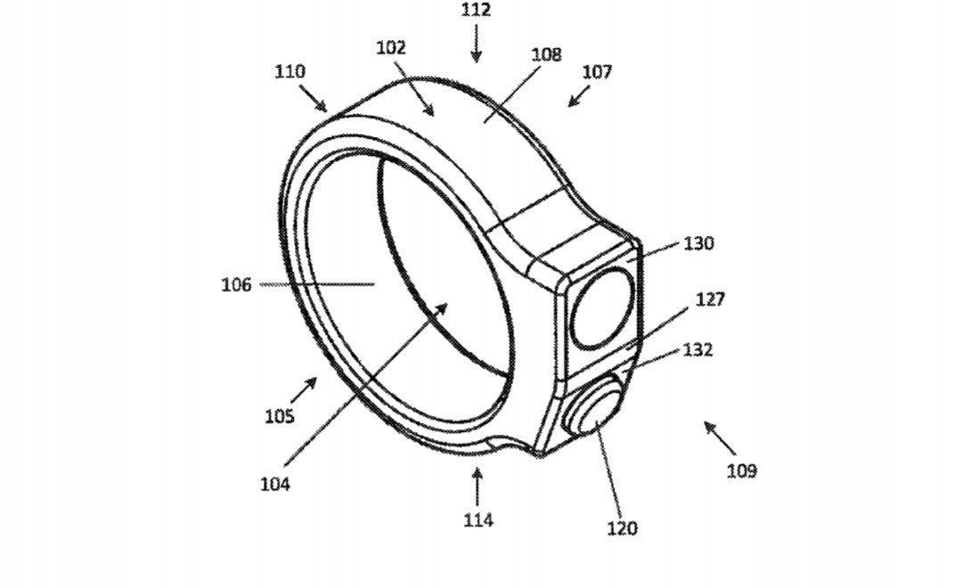 Google patents a Smart Ring with an integrated selfie camera module
