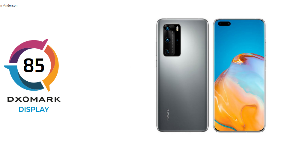 Huawei P40 Pro’s Display has class leading motion control: DxOMark