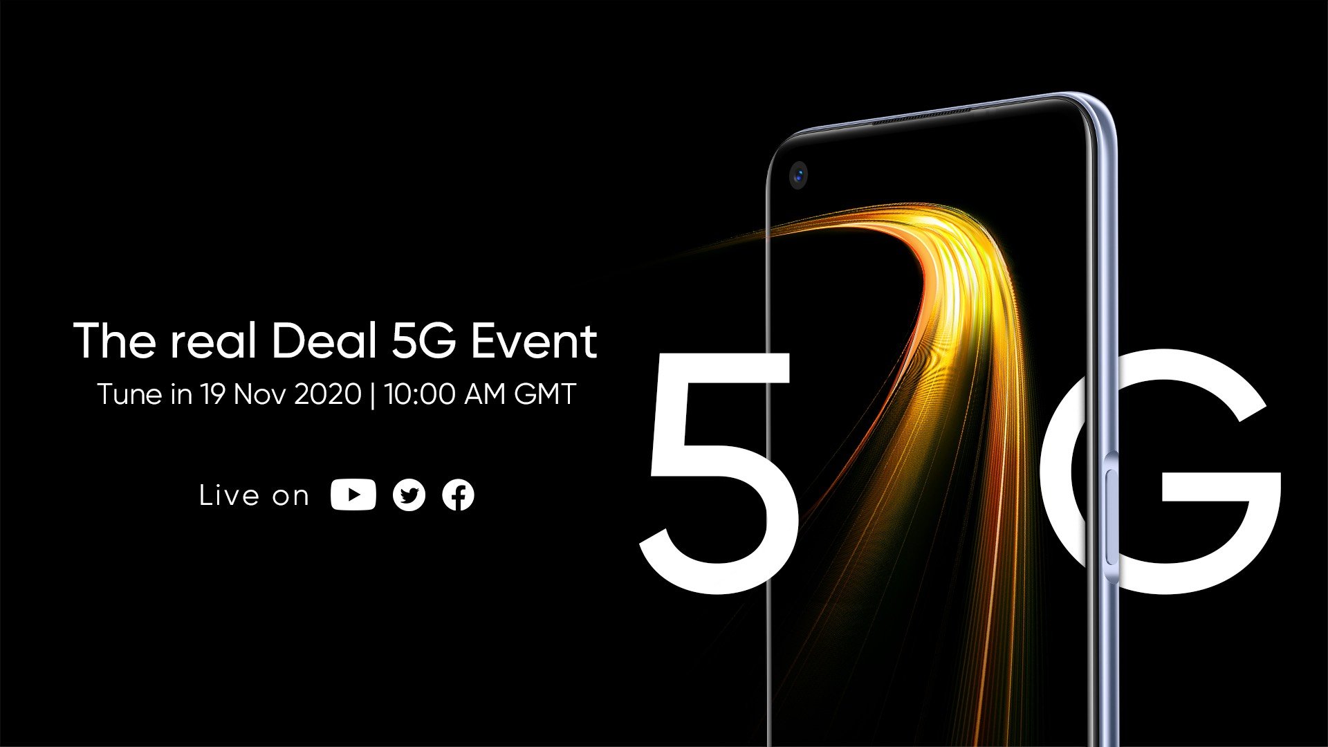 Realme 7 5G launch date is November 19