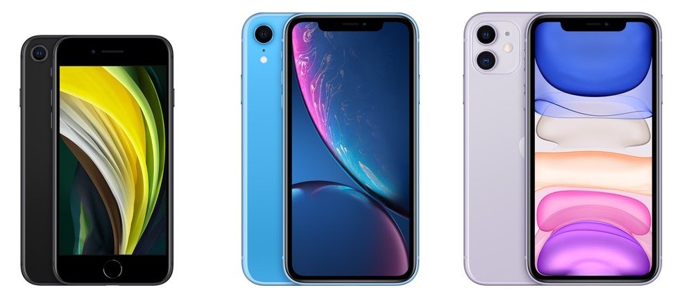 iPhone SE vs iPhone XR vs iPhone 11: Specs Comparison