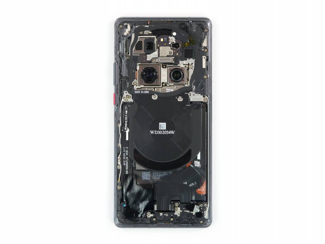 Huawei Mate 40 Pro iFixit teardown reveals messy internals and difficult repairs