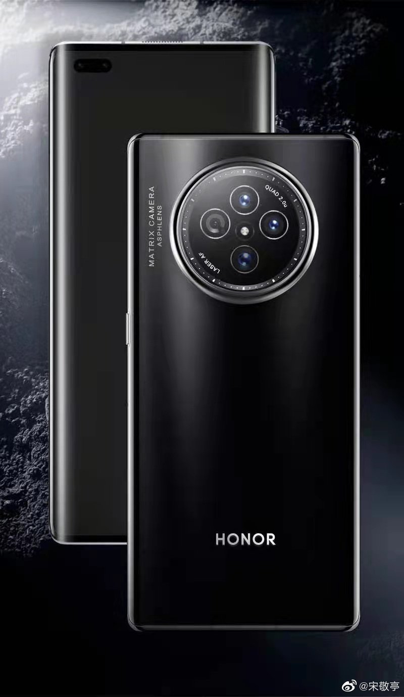 Honor V40 design leak reveals watch-like rear camera housing, dual punch-hole screen with curved edges