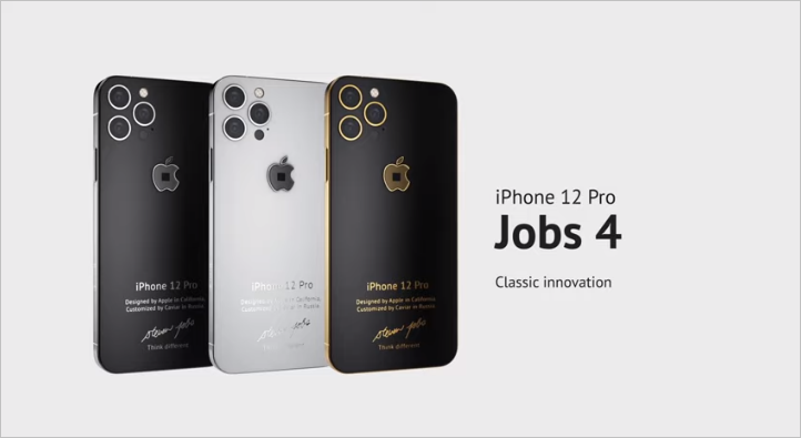 Caviar’s custom iPhone 12 Pro is inspired by the iPhone 4 & is dedicated to Steve Jobs