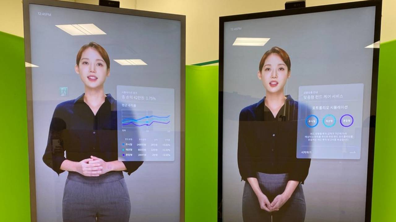 Samsung showcases its NEON artificial humans’ role in banking in the future