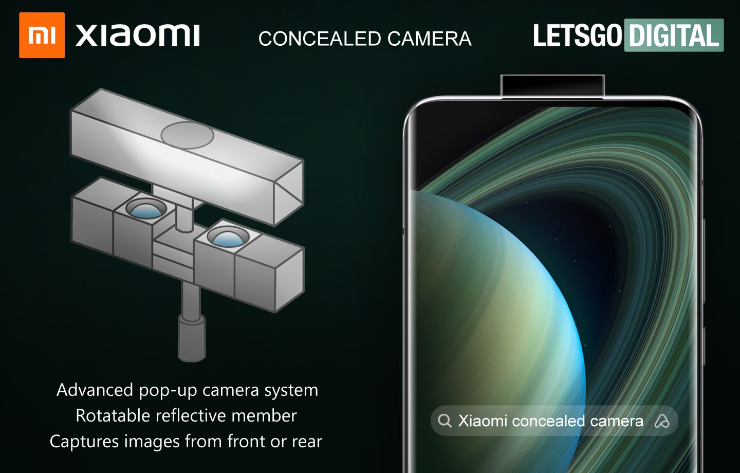 Xiaomi patents a pop-up camera module with reflective mirror