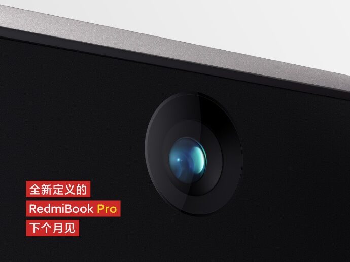 Xiaomi teases the RedmiBook Pro, which features a webcam again