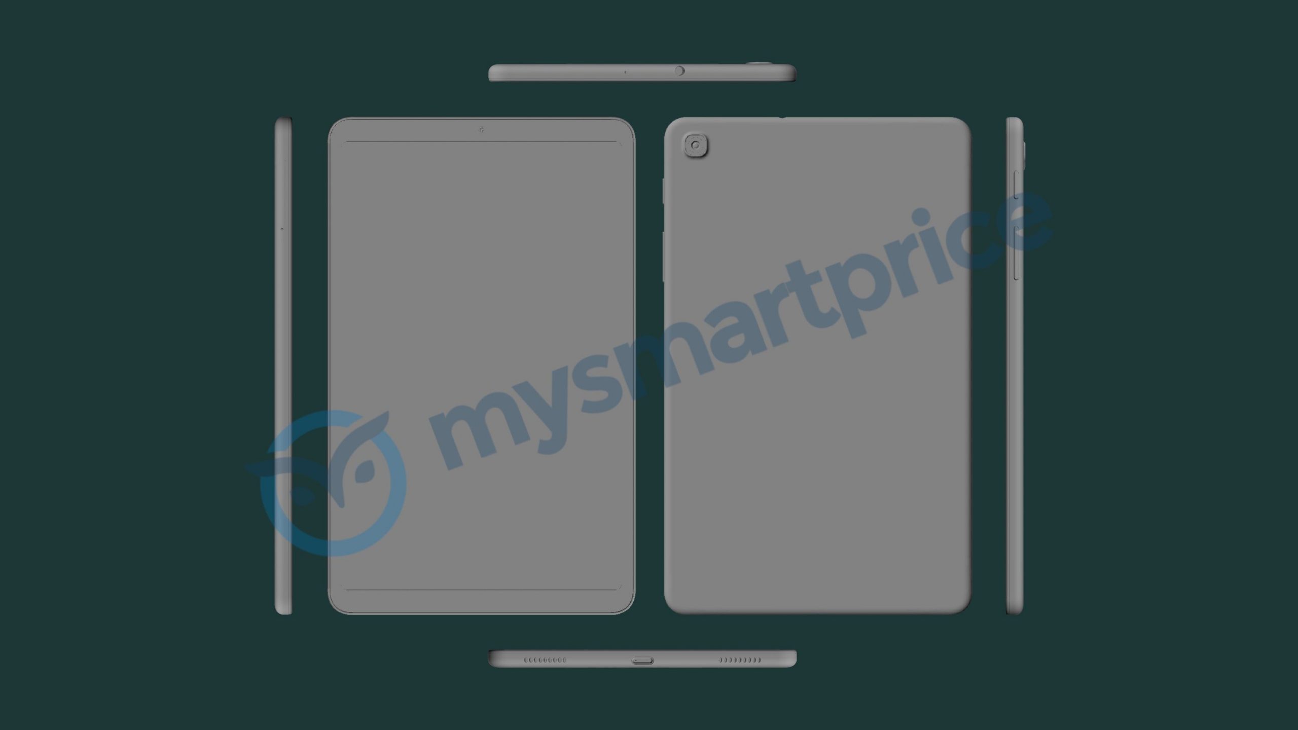 Samsung Galaxy Tab A 8.4″ (2021) leaks in 3D CAD renders
