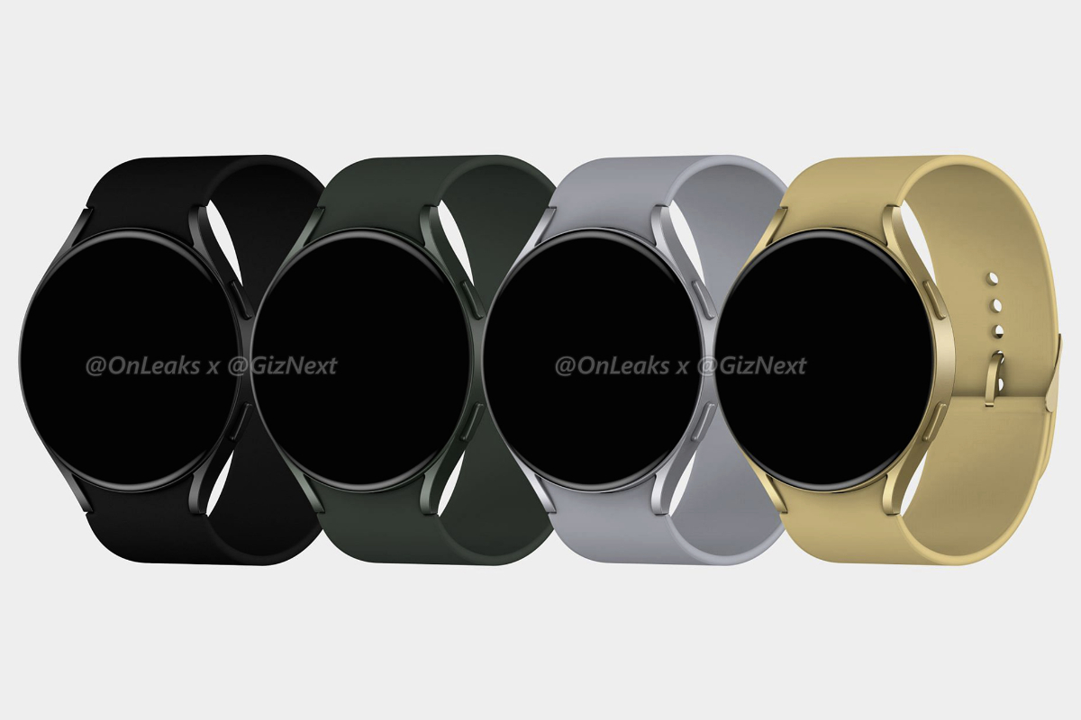 Leaked renders showcase the new Galaxy Watch Active 4