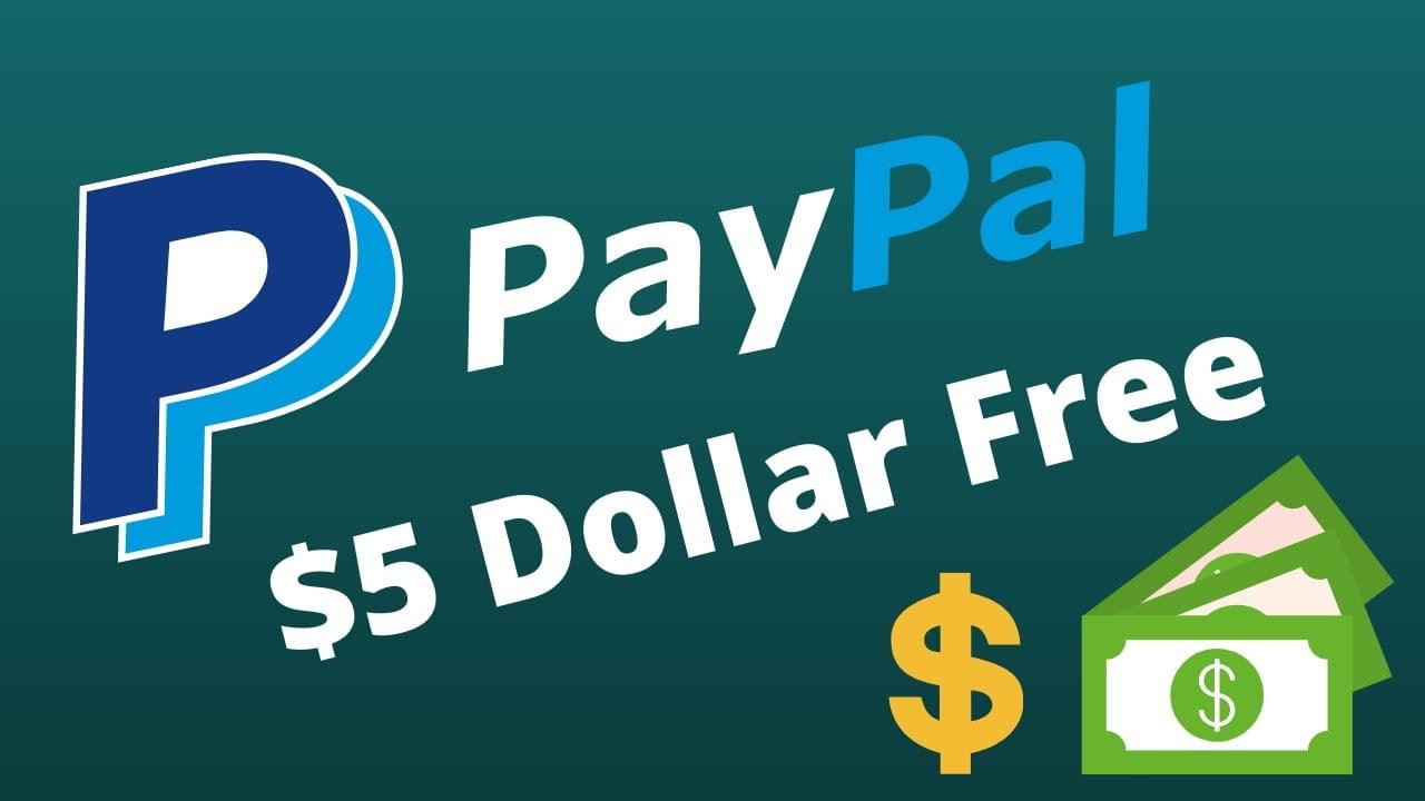 Instructions to receive free 5$ from Paypal