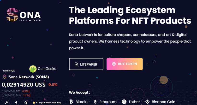 Make money with potential Sona Network project NFT