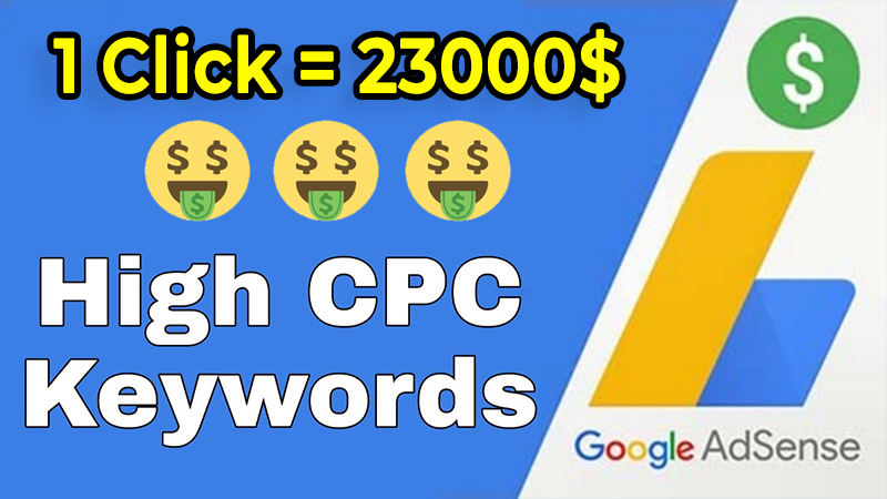 High CPC keywords 2023 For Web Site and YouTube Channel